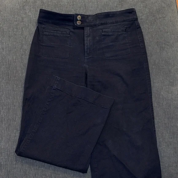 LOFT The Palmer Wide Leg Jeans - Picture 1 of 3